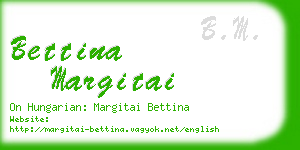 bettina margitai business card